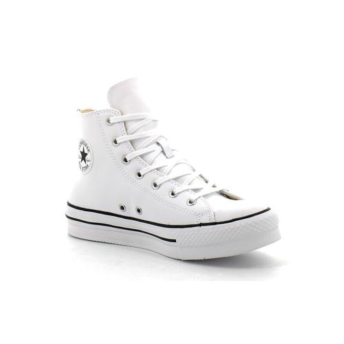 Converse blanche shop cuir pas cher